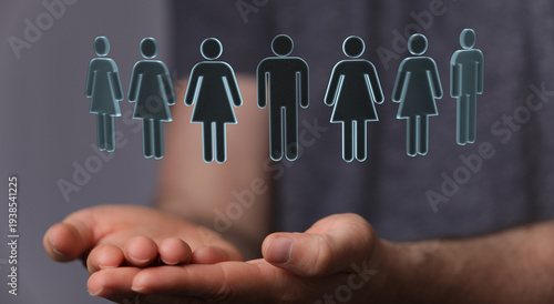 Image of human figures abov...