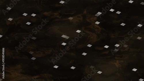 Abstract Dark Background with Scattered Light Points.