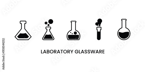 chemical science tube solid icon vector design good for web or mobile app
