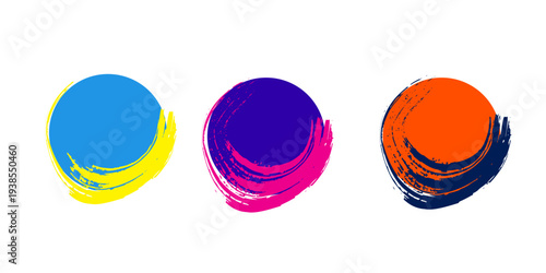 Collection of modern abstract graphic elements. Vortex vector background. Templates for logo design, leaflets or presentations. Vector illustration