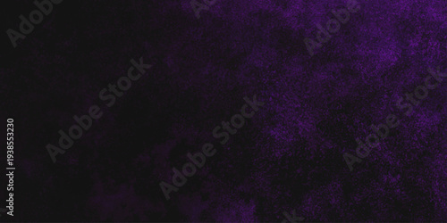 Freeze motion explosion of purple powder dust on a black background. abstract background with a textured gradient effect, suitable for wallpapers or graphic designs. Purple Smoke Cloudscape Texture.
