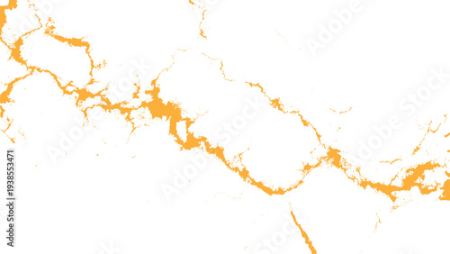 Orange paint splatter on isolated background for design and art projects freely