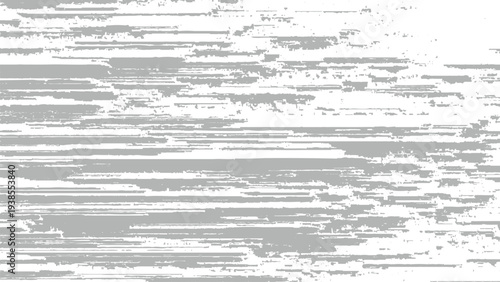 Grey and white abstract horizontal stripes pattern with uneven edges