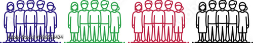Group of people icon symbolizing team and community