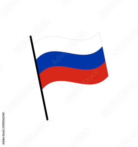 Flag of Russia on flagpole Free Download Flag of Russia on flagpole - GFXLoad