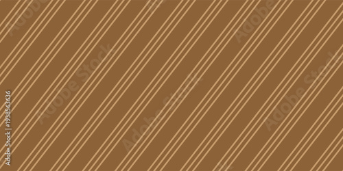 abstract simple diagonal brown line pattern design on brown can be used background, banner.