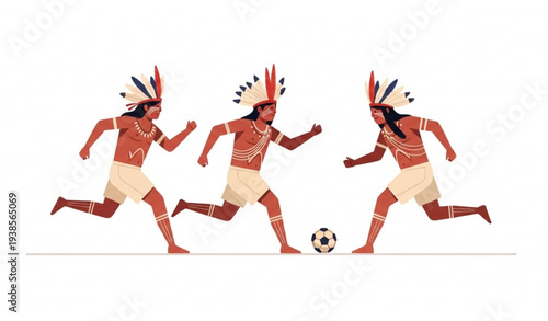 indigenous, pataxo, brazil, brazilian, tribe, tribal, culture, cultural, traditional, native, people, community, soccer, football, sport, game, match, player, players, activity, teamwork, movement, ac