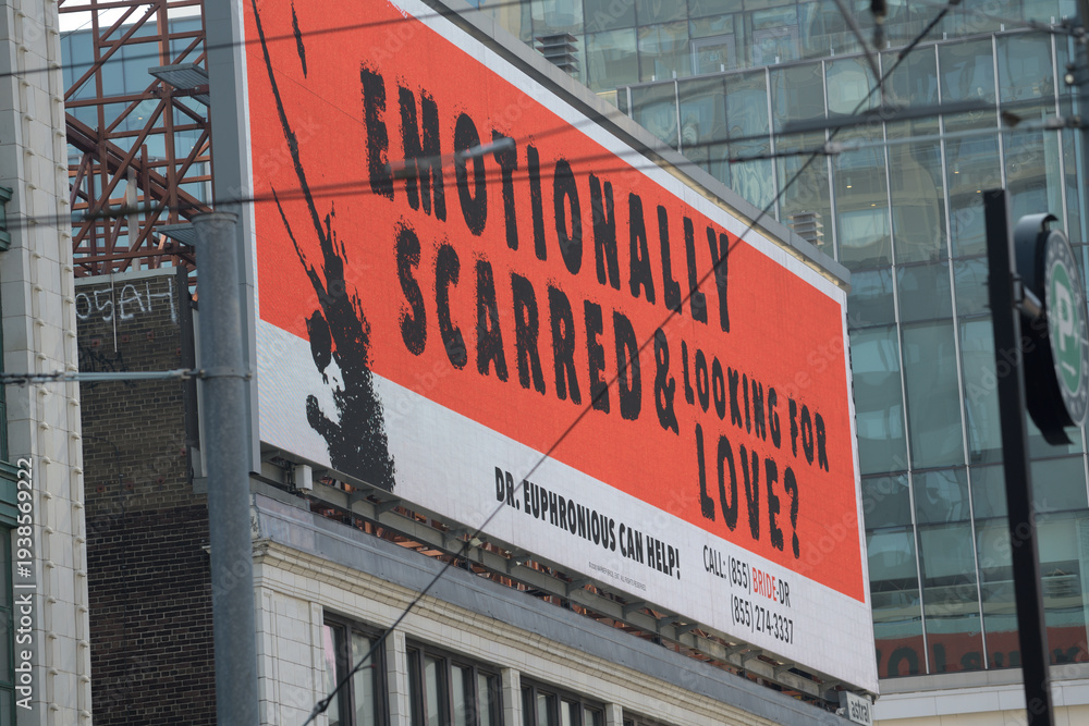 Obraz premium digital advertisement for the movie 