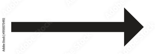 long arrow vector icon. straight Horizontal long arrow icon. flat style long arrow vector. Red long abstract arrow head icon. Straight line long arrow pointing to the right side. Horizontal red arrow