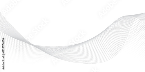 Abstract background wave lines flowing smooth curve shape mesh technology futuristic concept