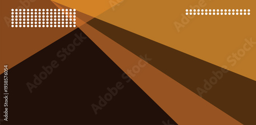 Brown Abstract Corporate Background With Dynamic Geometric Perspective Shapes