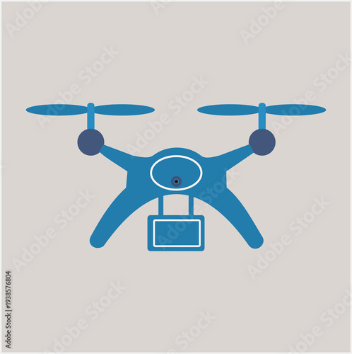 Drone Package Delivery Technology Icon