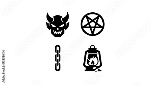 This seventeenth set of icons you’ve uploaded adds a ritualistic and chained mysticism layer to your mega-series. Let’s break them down:

