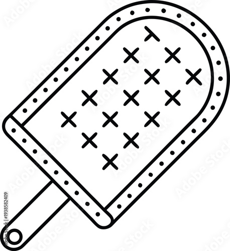 passover dedicated kitchen sponge silhouette vector illustration on transparent background