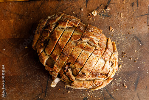 Deliciously sliced loaf of ...