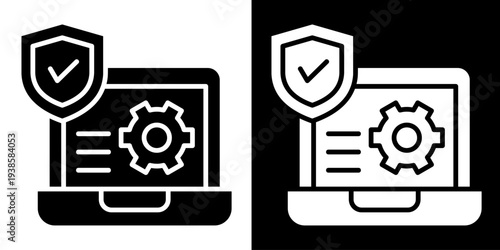 Privacy In Monochrome Glyph