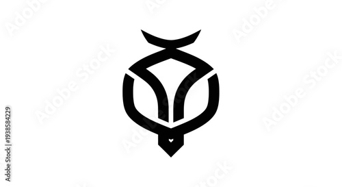 Simple Black Logo Design Element.