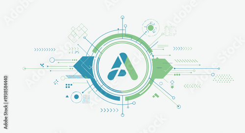 Adobe Logo Creative Design Element Circle.