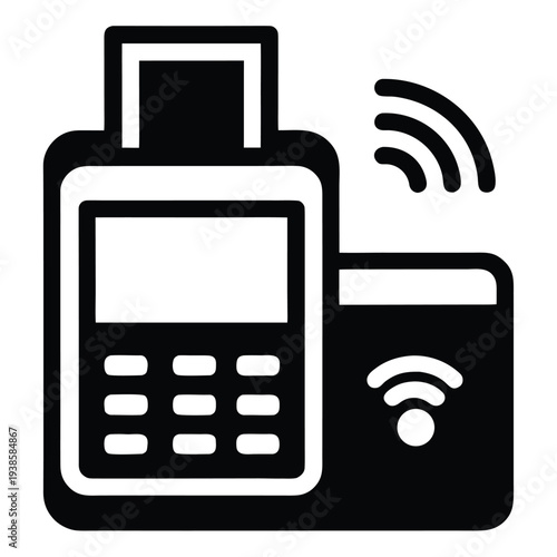 Wireless POS Terminal Icon