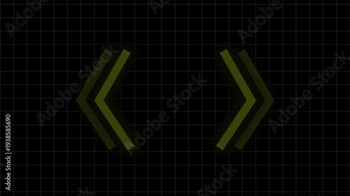 nice 4k both side arrow sign slide animation background video