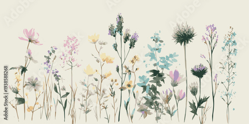 Set of floral wedding arches with pink peonies and delicate vines on a white background. Vibrant Pink Petunias Bloom Abundantly