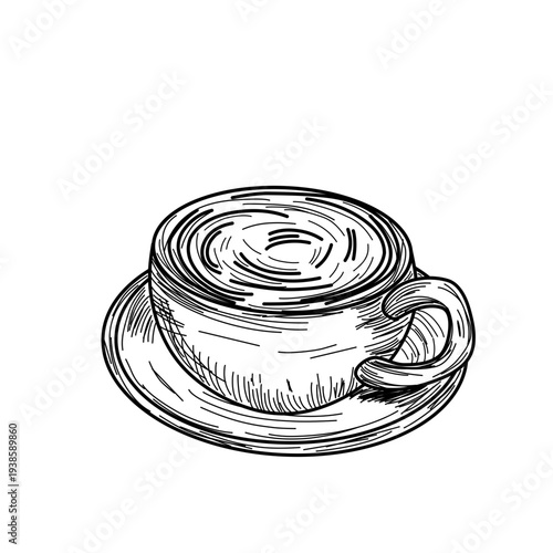 coffee hand drawn