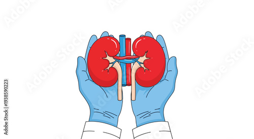 Colorful illustration of a vintage boombox with a handle on top