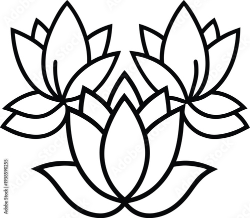 Adobe Illustrator Artwork  Poppy flowers Continuous line drawing. Minimalist modern art, hand draw one continuous line art Poppy flowers, Elegant single line art of beautiful flowers blossoming on a w