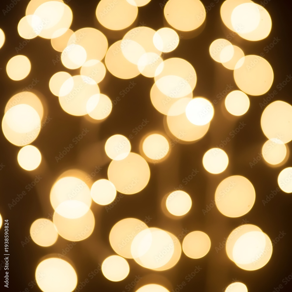 Fototapeta premium Golden bokeh lights background