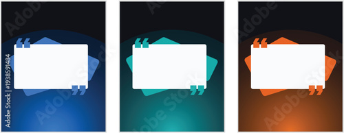 Creative Speech Bubble Banner for Social Media Quotes and Testimonials