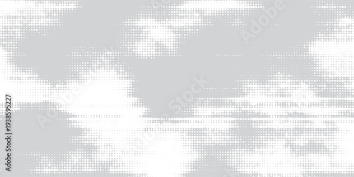 Futuristic white halftone wave background. Futuristic light technology texture. background design