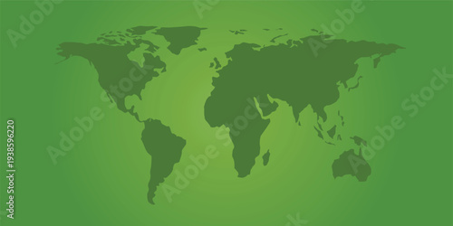 green world map