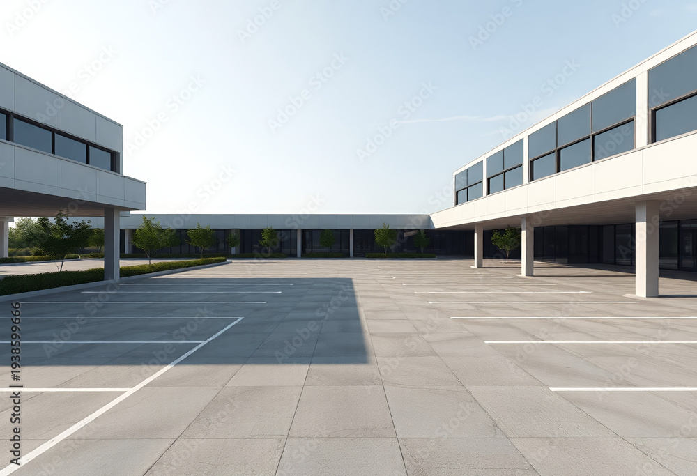 Obraz premium Parking lot background