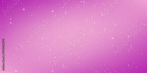 Shining pink purple disco party pattern background. Iridescent sequin mosaic texture. Abstract sparkling halftone wallpaper. Pop up comic glowing glitter backdrop. Retro vector design template
