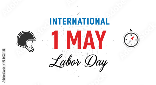 International Labor Day May 1 vector illustration