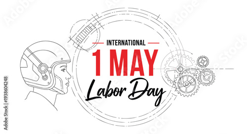 Labor Day icon vector, International Workers' Day logo