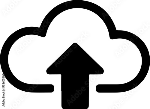 cloud storage upload symbol