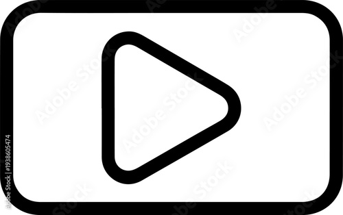 play button icon for video player