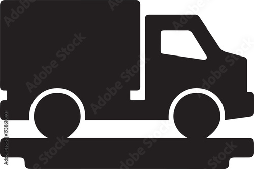 vehicle scale symbol, black isolated silhouette. black vector