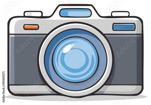Cartoon Camera Illustration