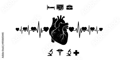 Tachycardia Fast Heart Rate Sepsis Icon