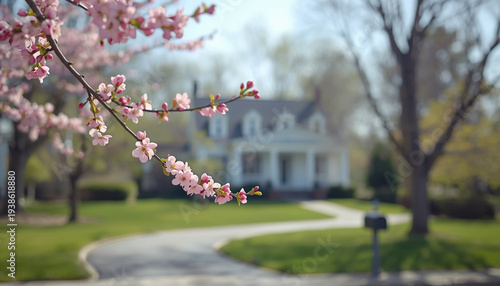 Cherry blossom in spring