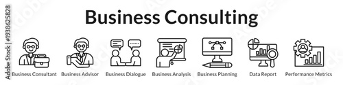 Business Consulting Services with Strategic Advisory Business Analysis Planning Solutions and Performance Metrics