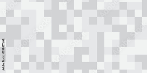 Seamless pattern with squares. Abstract pixel and cube background. Vector digital mosaic pattern. Geometric light elements tile art backdrop.
