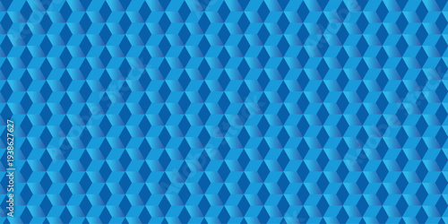 Seamless geometric pattern isometric cubic. Mosaic cube pattern vector tile blank wallpaper.	