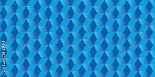 Seamless geometric pattern isometric cubic. Mosaic cube pattern vector tile blank wallpaper.	