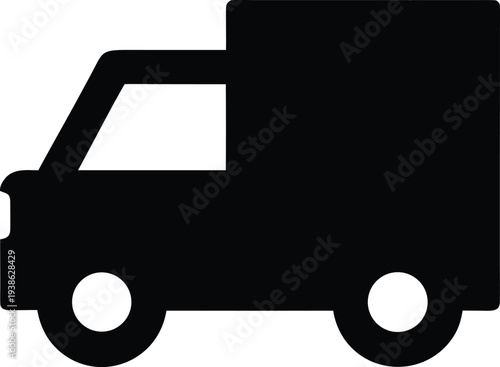 sprayer truck silhouette vector illustration on transparent background