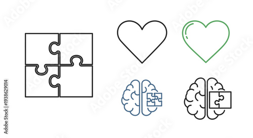 Vector illustration of love and travel themed icons with hearts symbols city labels and romance stickers for holiday messages and design