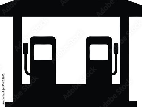 police car silhouette vector illustration on transparent background