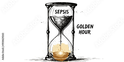 Sepsis Golden Hour Time Critical Icon